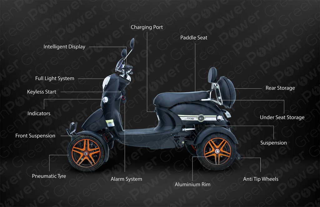 Electric Mobility Scooter MC4 Green Power